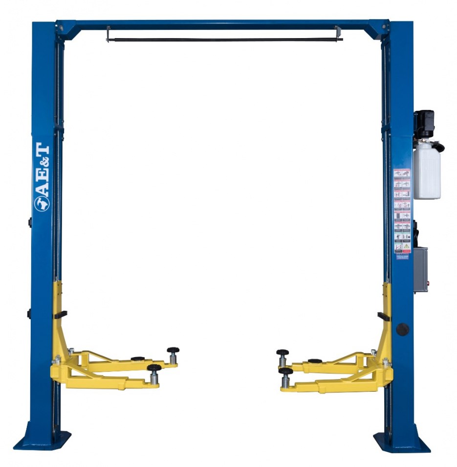 Двухстоечный подъемник S4D-2E AE&amp;T с верхней синхронизацией, г/п 4 т, 220 В